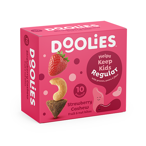 Doolies Strawberry Cashew Bites 10 pack Main Image